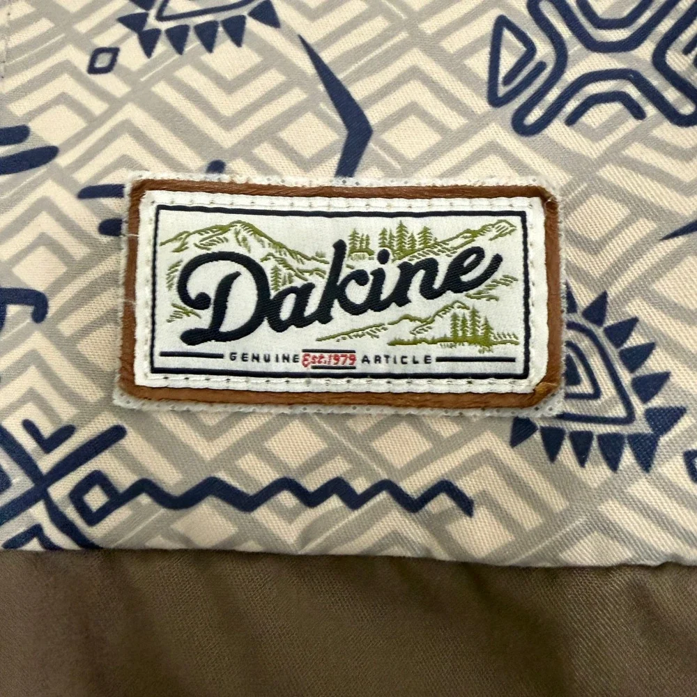 Dakine Traverse Tote 28L Backpack Tribal Geometric Print Brown Cream